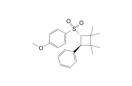 trans-1-Methoxy-4-((2,2,3,3-tetramethyl-4-phenylcyclobutyl)sulfonyl)benzene