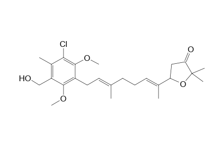 5-[(E,E)-7-(-3-Chloro-5-hydroxymethyl-2,6-dimethoxy-4-methylphenyl)-1,5-dimethylhepta-1,5-dienyl]-4,5-dihydro-2,2-dimethyl-3(2H)-furanone