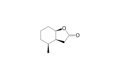 7-.alpha.-Methyl-(3a.alpha.,7a.alpha.)-hexahydro-2(3H)-benzofuranone