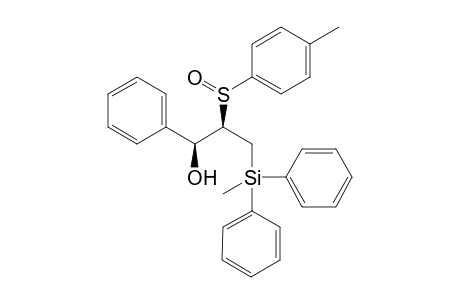 (1S,2R)-3-(Methyldiphenylsilyl)-1-phenyl-2-[(R)-p-tolylsulfinyl)-1-propanol