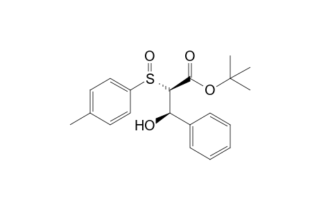 t-Butyl (2R,3R)-(+)-3-hydroxy-3-phenyl-2(R)-(p-tolylsulfinyl)propionate