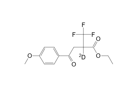Ethyl 2-deuterio-4-(4'-methoxyphenyl)-2-(trifluoromethyl)-4-oxobutanoate