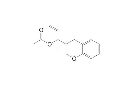 3-Acetoxy-3-methyl-5-( o-methoxyphenyl)pent-1-ene