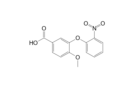 4-Methoxy-3-(2-nitrophenoxy)benzoic acid