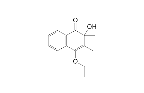 2-Hydroxy-2,3-dimethyl-4-ethoxy-1,2-dihydronaphthalenone
