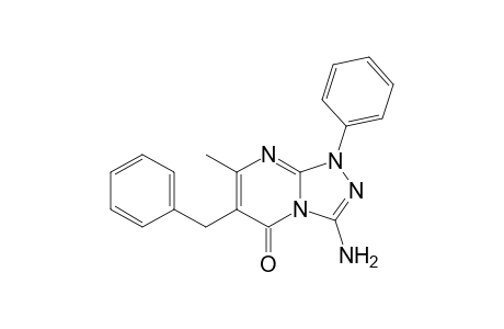 3-Amino-6-benzyl-7-methyl-1-phenyl-[1,2,4]triazolo[4,3-a]-pyrimidin-5(1H)-one