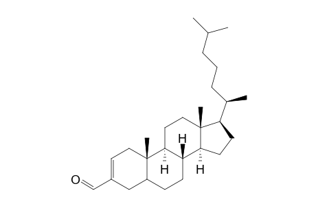 Cholest-2-ene-3-carboxaldehyde, (5.alpha.)-