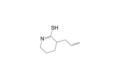 2-Piperidinethione, 3-(2-propenyl)-