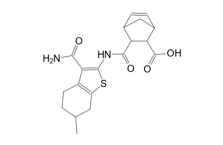 3-({[3-(aminocarbonyl)-6-methyl-4,5,6,7-tetrahydro-1-benzothien-2-yl]amino}carbonyl)bicyclo[2.2.1]hept-5-ene-2-carboxylic acid