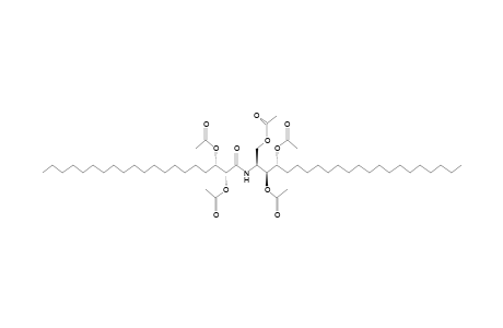 (2S, 3S, 4R, 2'R, 3'S)-2-[N-(2',3'-Diacetoxyeicosanoyl)amino]-1,3,4-triacetoxydocosane