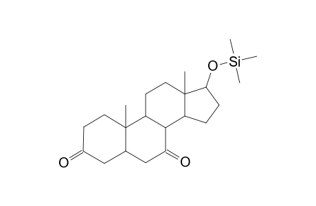 5.alpha.-Androstan-17.alpha.-ol-3,7-dione(17.alpha.-trimethylsilyl ether)