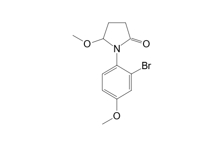 1-(2-bromo-4-methoxy-phenyl)-5-methoxy-2-pyrrolidone