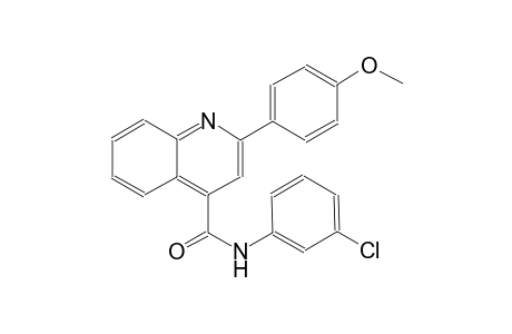 N-(3-chlorophenyl)-2-(4-methoxyphenyl)-4-quinolinecarboxamide