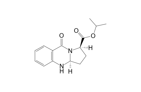 Isopropyl 9-oxo-1,2,3,3a,4,9-hexahydropyrrolo[2,1-b]quinazoline-1-carboxylate