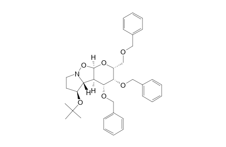 (2R,3R,4R,4aR,4bR,5S,9aR)-3,4-Bis(benzyloxy)-2-(benzyloxymethyl)-5-tert-butoxy-octahydro-2H-pyrano[3,2-d]pyrrolo[1,2-b]isoxazole