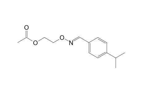 (E)-3-{[4-(Isopropyl)benzylidene]amino}oxyethyl acetate
