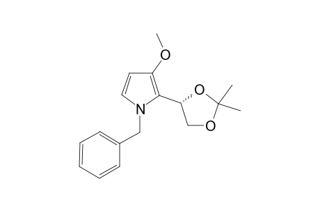 (4'S)-1-BENZYL-2-(2',2'-DIMETHYL-1',3'-DIOXOLAN-4'-YL)-3-METHOXY-PYRROLE