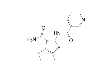 N-[3-(aminocarbonyl)-4-ethyl-5-methyl-2-thienyl]nicotinamide