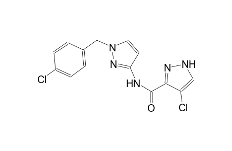 4-chloro-N-[1-(4-chlorobenzyl)-1H-pyrazol-3-yl]-1H-pyrazole-3-carboxamide