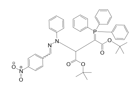 Di-tert-butyl 2-(1-(4-nitrobenzylidene)-2-phenylhydrazine-1-yl)-3-(triphenylphosphoranylidene)butandioate