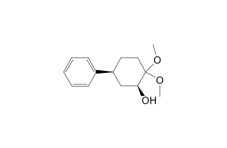 (1S,5S)-2,2-Dimethoxy-5-phenyl-cyclohexanol