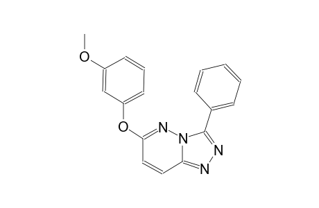 [1,2,4]triazolo[4,3-b]pyridazine, 6-(3-methoxyphenoxy)-3-phenyl-