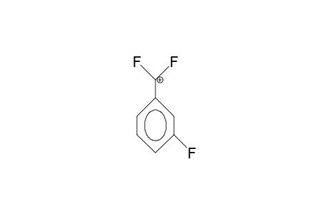 3-Fluoro-phenyl-difluoro-carbenium cation