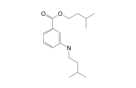 Benzoic acid, 3-(3-methylbutyl)amino-, 3-methylbutyl ester