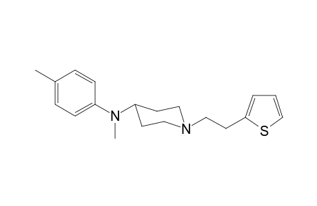 N-Methyl-N-(4-methylphenyl)-1-[(2-thiophen-2-yl)ethyl]-piperidin-4-amine