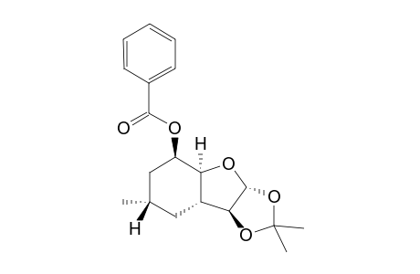 Benzoic acid (3aR,4aS,5R,7S,8aR,8bS)-2,2,7-trimethyl-octahydro-benzo[4,5]furo[2,3-d][1,3]dioxol-5-yl ester