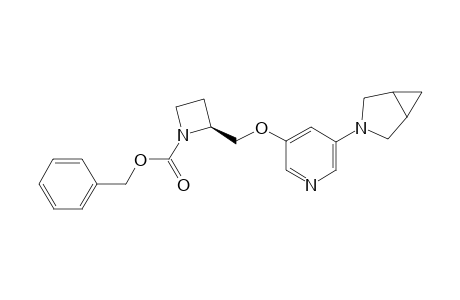 3-[5-[[1-(Benzyloxycarbonyl)-2(S)-azetidinyl]methoxy]-3-pyridyl]-3-azabicyclo[3.1.0]hexane