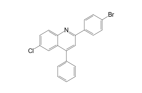 2-(4-bromophenyl)-6-chloranyl-4-phenyl-quinoline