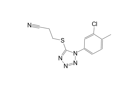 3-[1-(3-Chloro-4-methyl-phenyl)-1H-tetrazol-5-ylsulfanyl]-propionitrile