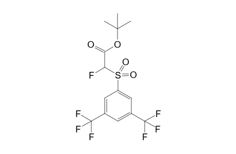 Tert-Butyl 2-{[3,5-bis(trifluoromethyl)phenyl]sulfonyl}-2-fluoroacetate