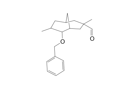 Bicyclo[3.3.1]nonane-3-carboxaldehyde, 3,7-dimethyl-6-(phenylmethoxy)-, (3-endo,6-exo,7-endo)-(.+-.)-