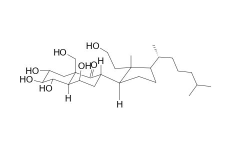 2-[2-(2-hydroxyethyl)-2-methyl-3-[(2R)-6-methylheptan-2-yl]cyclopentyl]-8a-(hydroxymethyl)-4,5,6,7-tetrakis(oxidanyl)-2,3,4,4a,5,6,7,8-octahydronaphthalen-1-one