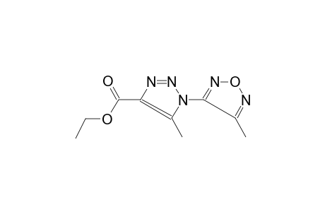 1H-1,2,3-triazole-4-carboxylic acid, 5-methyl-1-(4-methyl-1,2,5-oxadiazol-3-yl)-, ethyl ester