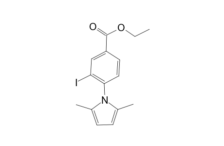 Ethyl 4-(2,5-dimethyl-1H-pyrrol-1-yl)-3-iodobenzoate