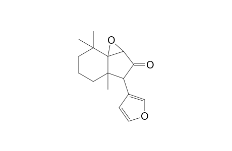 (1RS,3SR,3aSR,7aSR)-1-(3-furyl)-4,4,7a-trimethyl-3,3a-epoxyhexahydroindan-2-one
