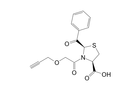 (2R,4R)-2-(phenylcarbonyl)-3-(2-prop-2-ynoxyethanoyl)-1,3-thiazolidine-4-carboxylic acid