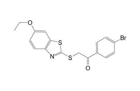 1-(4-bromophenyl)-2-[(6-ethoxy-1,3-benzothiazol-2-yl)sulfanyl]ethanone