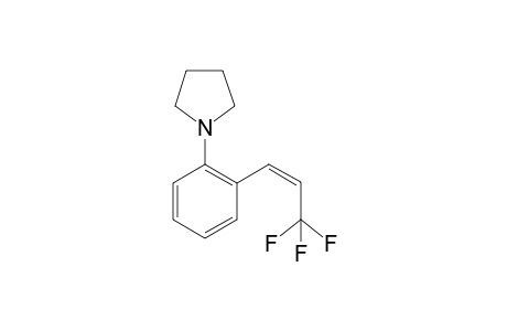 (Z)-1-(2-(3,3,3-Trifluoroprop-1-enyl)phenyl)pyrrolidine