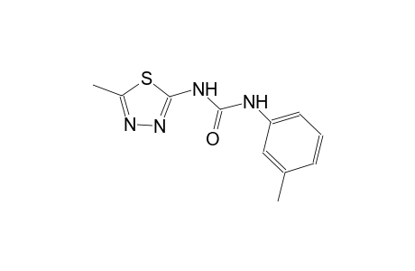 N-(3-methylphenyl)-N'-(5-methyl-1,3,4-thiadiazol-2-yl)urea