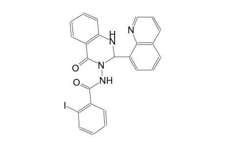 2-iodo-N-(4-oxo-2-(8-quinolinyl)-1,4-dihydro-3(2H)-quinazolinyl)benzamide
