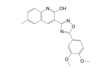 3-[5-(3,4-dimethoxyphenyl)-1,2,4-oxadiazol-3-yl]-6-methyl-2-quinolinol