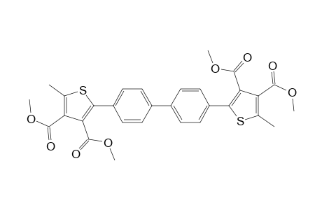 3,4-Thiophenedicarboxylic acid, 2,2'-[1,1'-biphenyl]-4,4'-diylbis[5-methyl-, tetramethyl ester