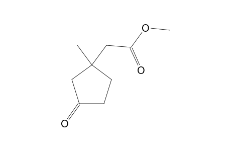 1-Methyl-3-oxo-cyclopentaneacetic acid, methyl ester