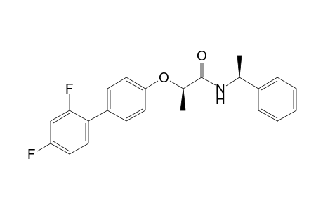 (R)-2-[p-(2,4-difluorophenyl)phenoxy]-(S)-N-(alpha-methylbenzyl)-propionamide