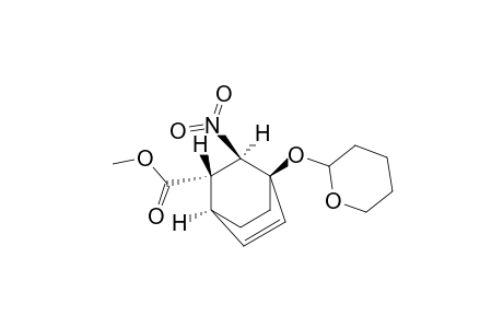Bicyclo[2.2.2]oct-5-ene-2-carboxylic acid, 3-nitro-4-[(tetrahydro-2H-pyran-2-yl)oxy]-, methyl ester, (1.alpha.,2.beta.,3.alpha.,4.beta.)-(.+-.)-