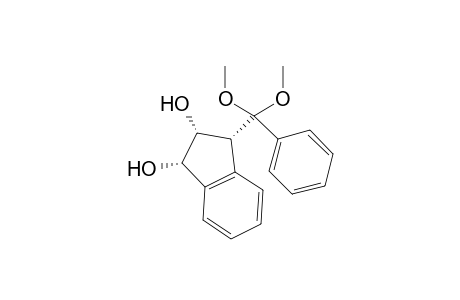 1-[(1'a,2'a,3'a)-and (1'a,2'b,3'b)-2',3'-dihydroxy-2',3'-dihydro-1'H-inden-1'-yl)-benzaldehyde dimethyl acetals